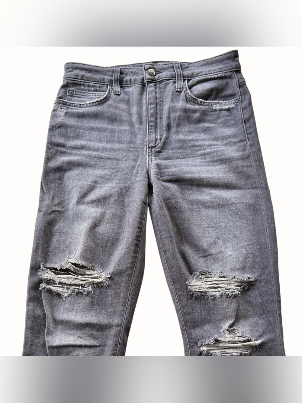 JOE’S JEANS Charlie High Rise Skinny Ankle Distressed Sz 27 Waist 28” Denim Jean - Picture 16 of 16